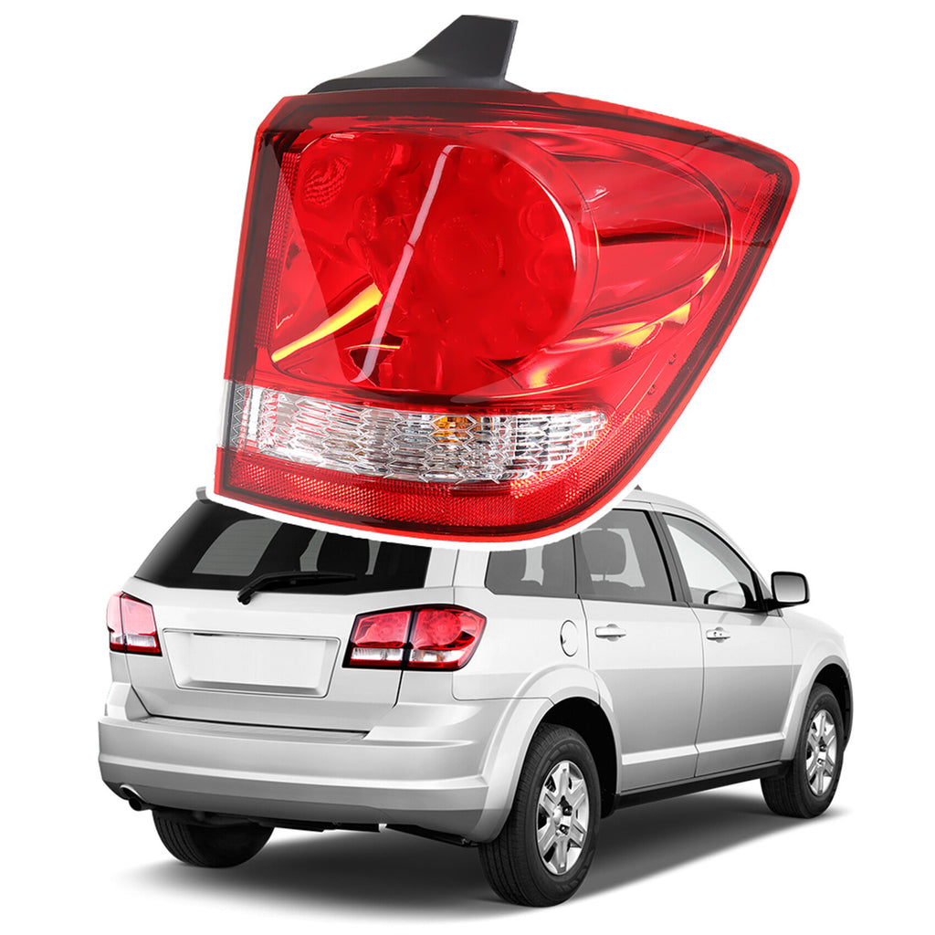 labwork Passenger Side Outer Tail Light Replacement for 2011-2019 Journey Rear Tail Light Brake Lamp Assembly RH Right Side 68078464AD CH2805105