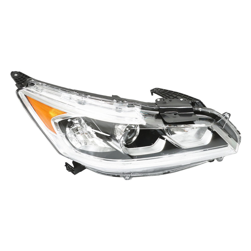 labwork Headlight Assembly Replacement for Accord 2016-2017 Headlight with DRL Set Passenger Side