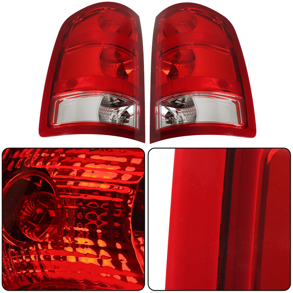 Labwork Tail Lights For 2007-13 GMC Sierra 1500 2500 3500 HD Left+Right Halogen