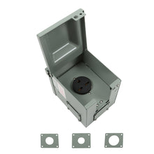 Load image into Gallery viewer, labwork 30 A 6-30R Volt Welding Power Outlet Box - Lockable Enclosed Weather Proof Outdoor Power Output