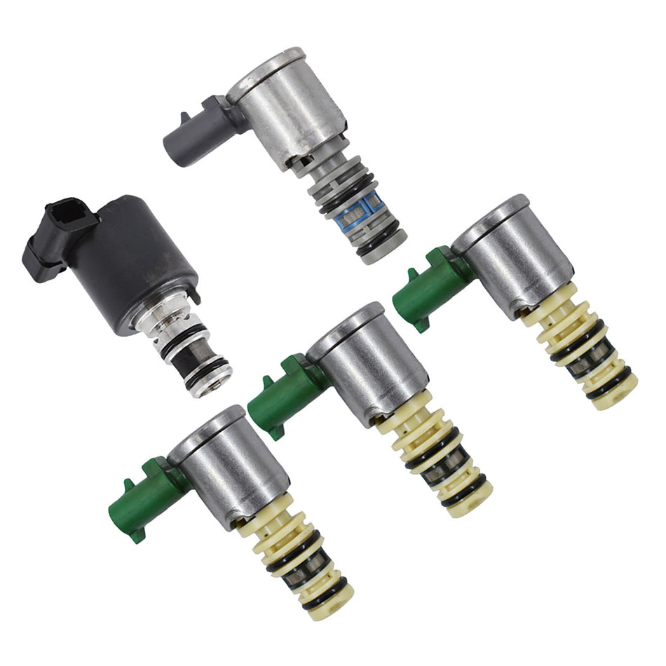 labwork Transmission Solenoid Valve Kit 5PCS 5L40E 96022804 Replacement for GM & BMW Shift TCC EPC 1999-2003