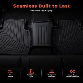 4-Piece All-Weather TPE Floor Mats & Cargo Liner Set for 2025-2026 Toyota Camry