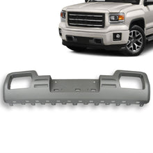 Load image into Gallery viewer, labwork Front Bumper Skid Plate Lower Cover Silver Gray Replacement for 2014 2015 Sierra 1500 22902312 GM1053100