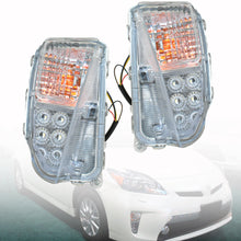 Load image into Gallery viewer, labwork DRL LED Fog Lights Assembly 8151147060 8152147060 Replacement for 2010-2015 Toyota Prius Clear Lens Left+Right Side (Passenger &amp; Driver Side)