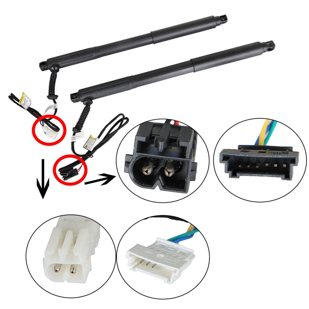 labwork 2 Pcs Left and Right Rear Electric Tailgate Lift Support Replacement for 2007-2013 X5 E70 51247332695 51247332696