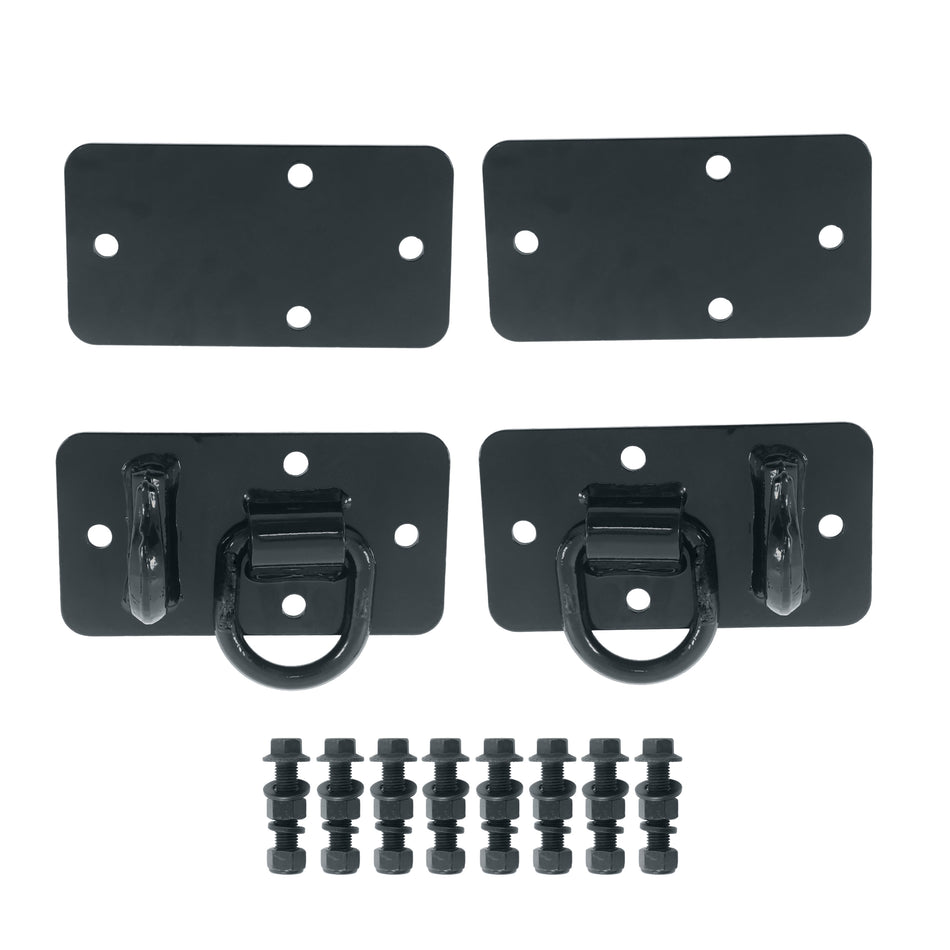 2 PCS Max 15000 lbs Tractor Bucket Hooks with Tie Down Ring Bolt-On