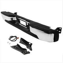 Load image into Gallery viewer, labwork Direct Replacement Fleetside Rear Step Bumper For 99-07 Silverado/Sierra Chrome