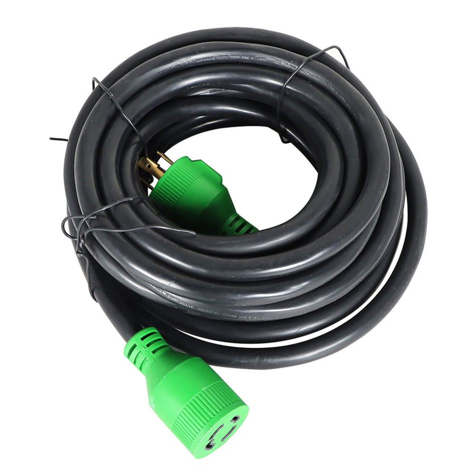 labwork 30A 40 Feet Generator Extension Cord L14-30P to L14-30R 125/250V Up to 7500W 10 Gauge SJTW Generator Cord 4 Prong