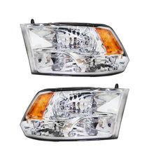Load image into Gallery viewer, Labwork Headlight Right+Left Side For 2009-2018 Dodge Ram 1500 2500 3500 Crystal Chrome