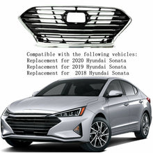 Load image into Gallery viewer, Silscvtt Front Bumper Center Grille For 2018-2020 Hyundai Sonata Chrome＆Black