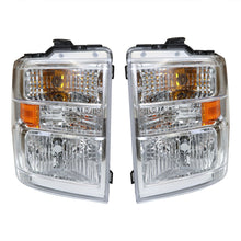 Load image into Gallery viewer, Right+Left Headlight For 2008-2014 Ford E150 E250 E350 E450 F650 F750 Halogen