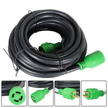 Load image into Gallery viewer, labwork 30A 40 Feet Generator Extension Cord L14-30P to L14-30R 125/250V Up to 7500W 10 Gauge SJTW Generator Cord 4 Prong