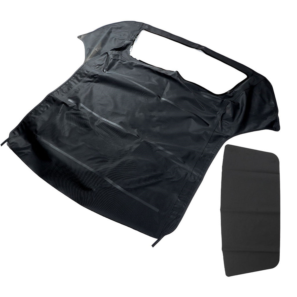 labwork Soft Top Replacement for 1986-1993 3-Series E30 Convertible Black Twill Plastic Window
