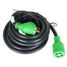 Load image into Gallery viewer, labwork 30A 15 Feet Generator Extension Cord L14-30P to L14-30R 125/250V Up to 7500W 10 Gauge SJTW Generator Cord 4 Prong