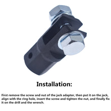 Load image into Gallery viewer, 1/2inch for Use with Impact Wrench Tools Or 1/2&quot; Drive Scissor Jack Adaptor Lab Work Auto