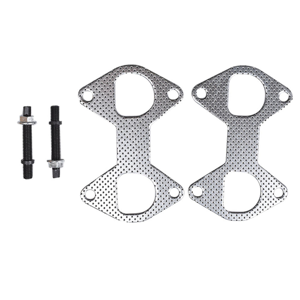 1 Pair Left Right RH Side Exhaust Manifold & Gasket Kit For Ford Truck 5.4L V8 Lab Work Auto