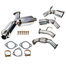 Load image into Gallery viewer, labwork Dual Tip 4.5&#39;&#39; Muffler Catback Exhaust System For 91-95 MR2 Turbo 2.0L