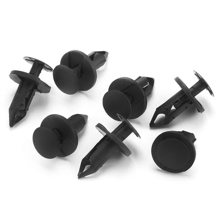 100x Car 8mm Dia Hole Plastic Rivets Fastener Auto Fender Bumper Push Pin Clips Lab Work Auto