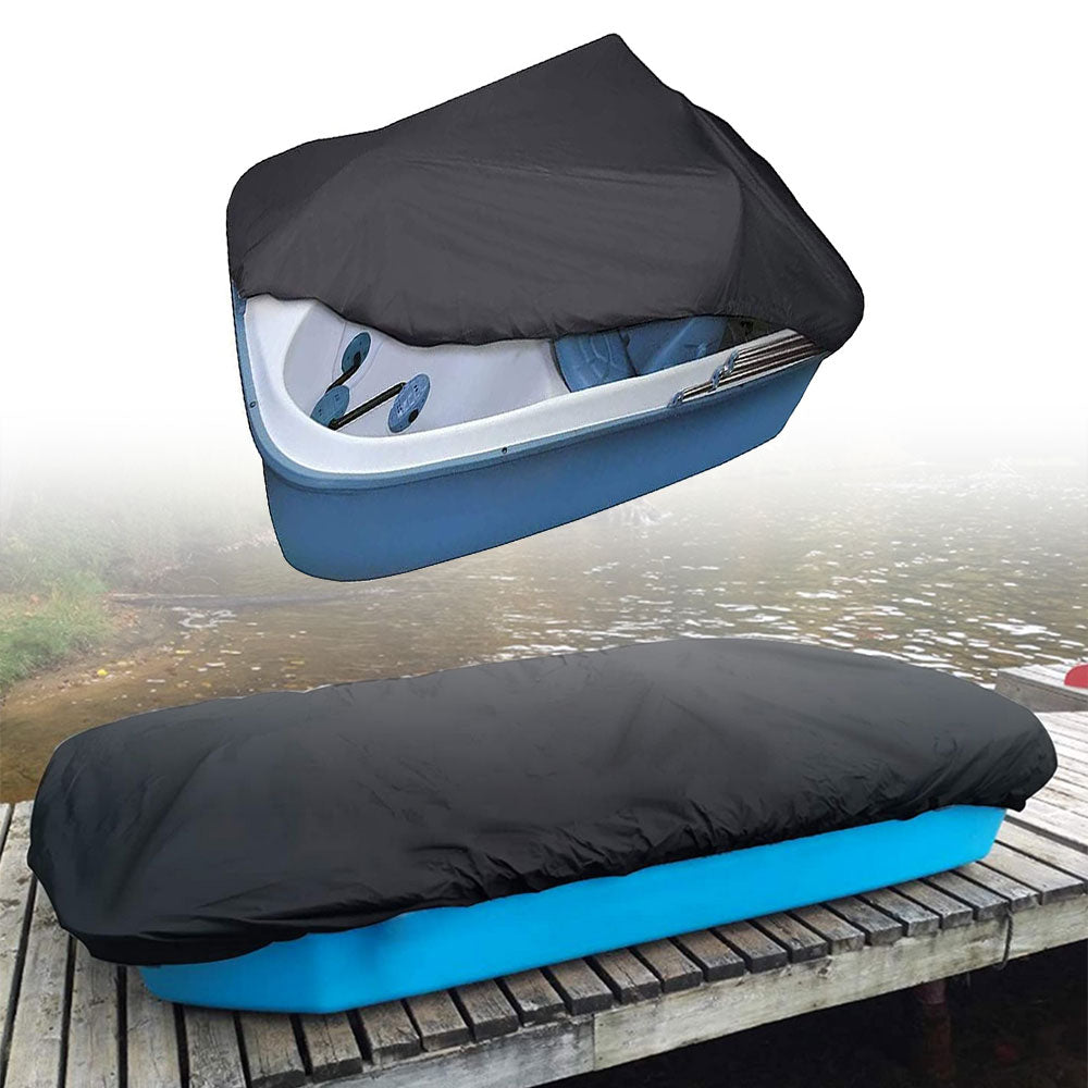 115" L x 80" W 292*203 cmFits 3 or 5 Person Pedal Boat Cover 420D Waterproof Lab Work Auto