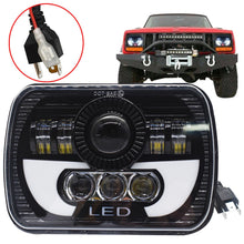 Load image into Gallery viewer, 120W LED Headlight DRL Fit For 1986-1995 Jeep Wrangler YJ 1984-2001 Cherokee XJ Lab Work Auto