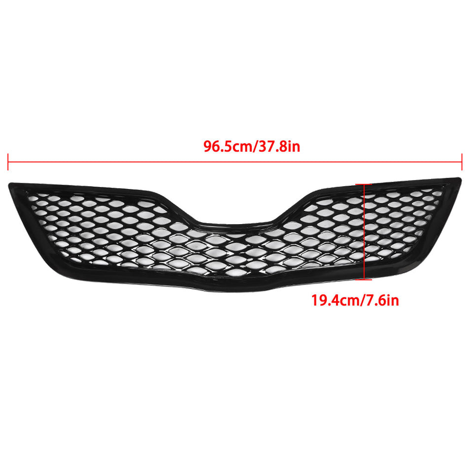 Front Bumper Upper Grille For Toyata Camry SE 2010-2011 2.5L/3.5L Black Grill