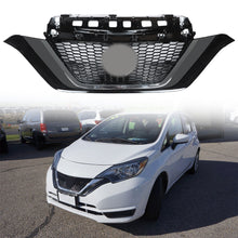 Load image into Gallery viewer, Black Mesh Grill For Nissan Versa Note 2017/2018/2019 Front Bumper Upper Grille