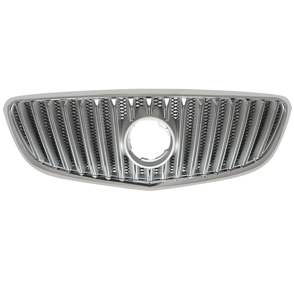 Front Bumper Cover Upper Center Grille Chorme For Buick LaCrosse 2010 - 2013
