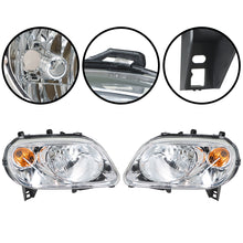 Load image into Gallery viewer, Right+Left Headlights For 2006-2011 Chevy HHR Halogen Chrome Housing Clear Lens