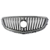 Front Bumper Upper Grille Chrome ABS Plastic Grill For 2012-2017 Buick Verano