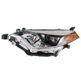 labwork Fit For 2014-2016 Toyota Corolla Driver Side Chrome Housing Headlamp Headlight