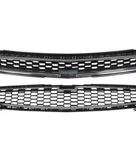 Chrome Front Bumper Upper & Lower Grille Fit For Chevy Malibu LS LT2013 new
