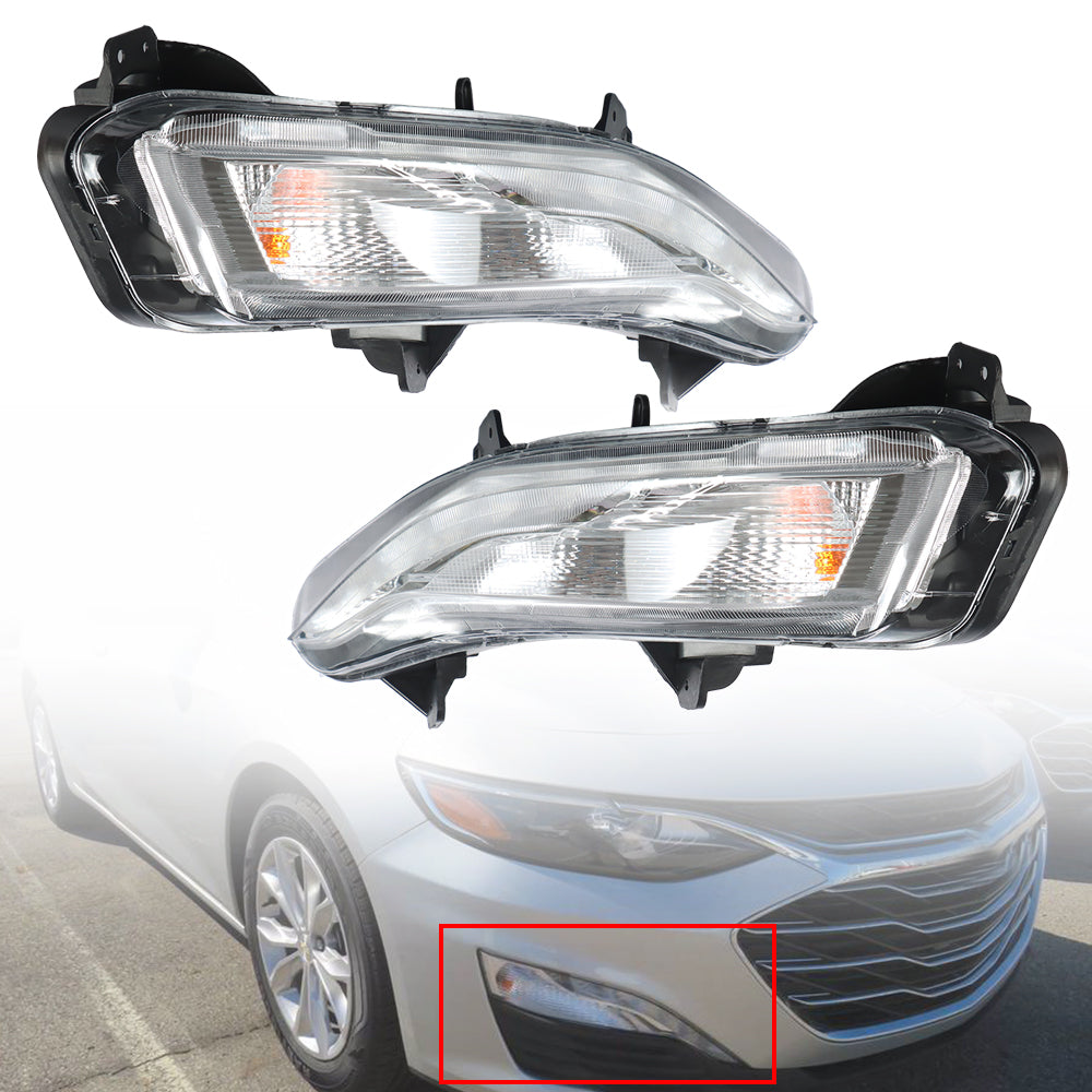Labwork Driving Fog Light Lamps for 2019 2020 Chevrolet Malibu Bumper Left&Right Side