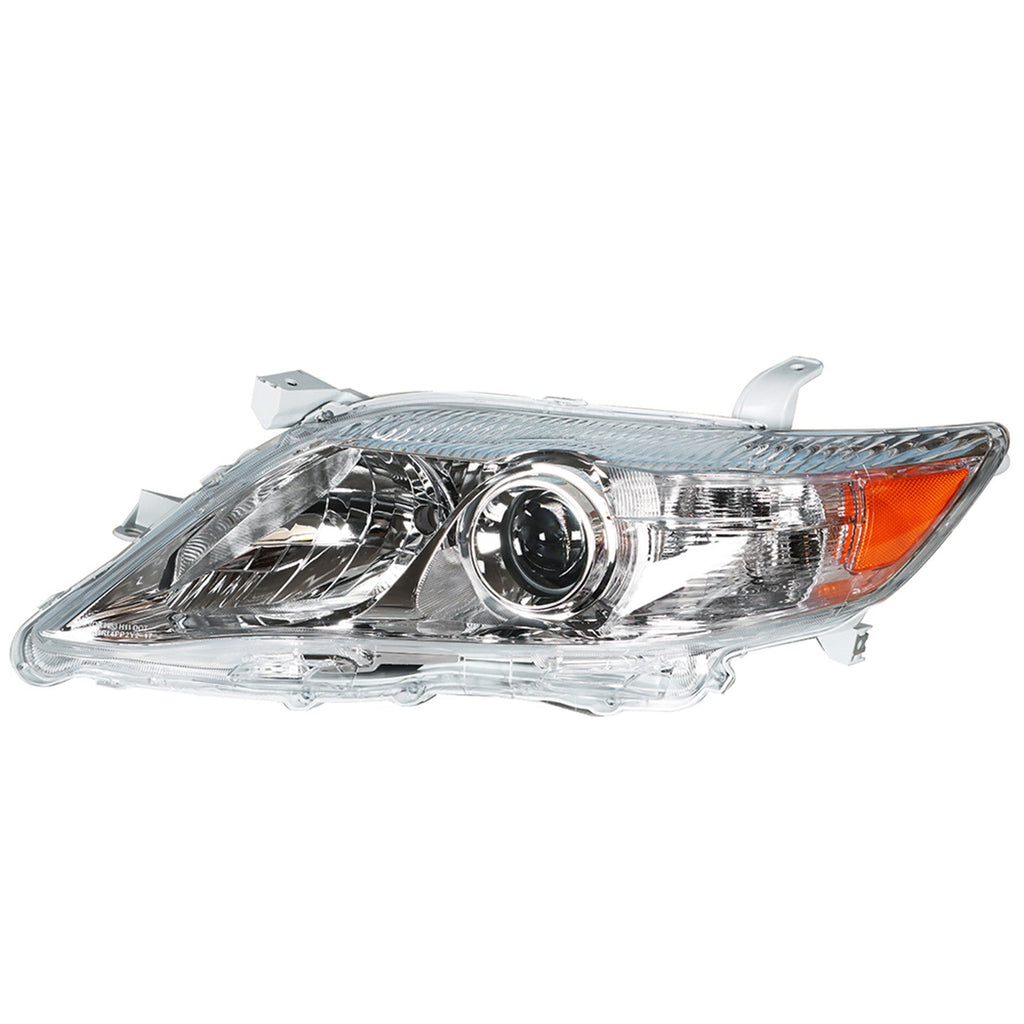 1pcs Driver Side Chrome Housing Headlight for 2010-2011 Toyota Camry LE XLE Lab Work Auto