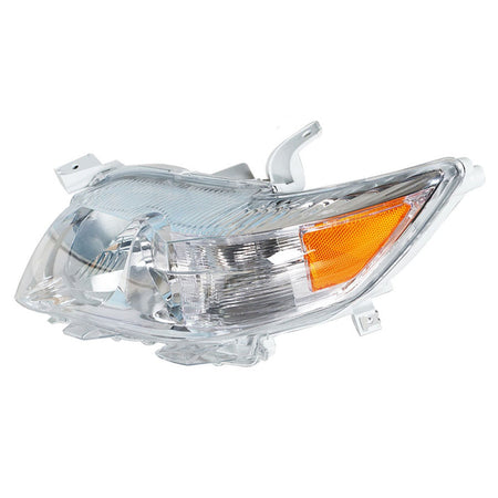 1pcs Driver Side Chrome Housing Headlight for 2010-2011 Toyota Camry LE XLE Lab Work Auto