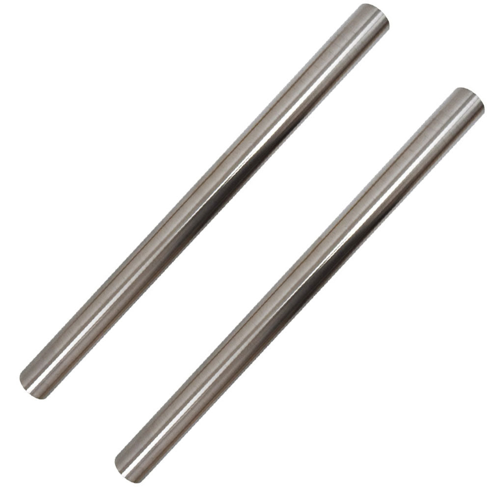 2 × Exhaust Pipe Tubing OD 3.5" 89mm 4FT T-304 Stainless Steel Straight Lab Work Auto