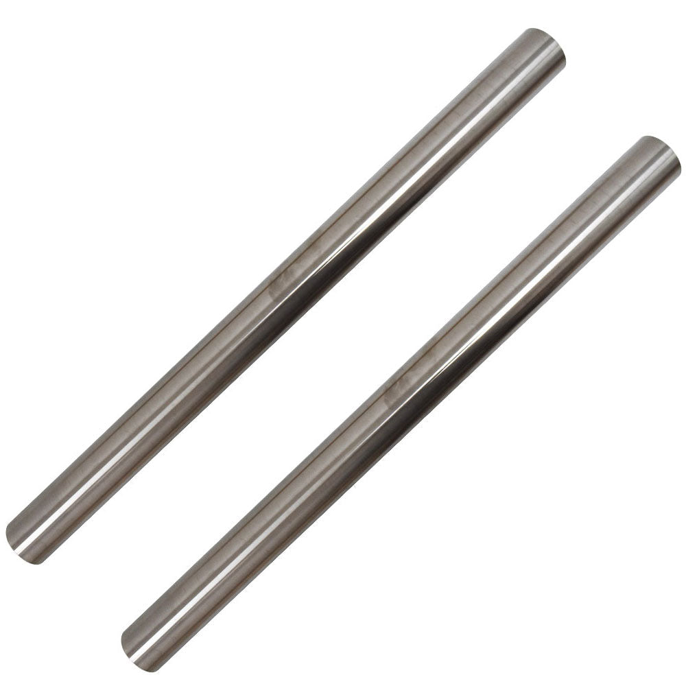 2 × Exhaust Pipe Tubing OD 3.5" 89mm 4FT T-304 Stainless Steel Straight Lab Work Auto