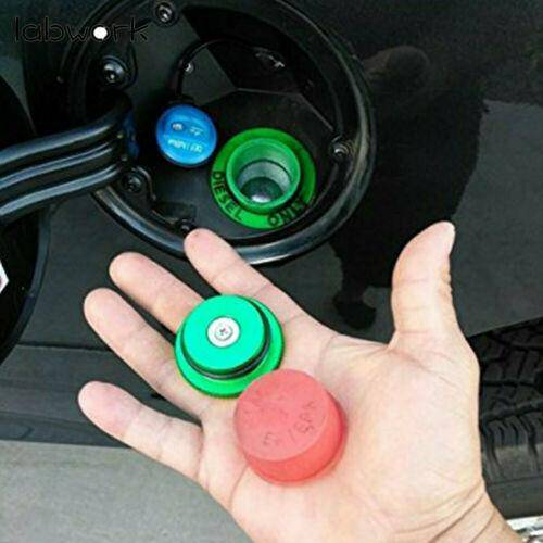 2 x For 2013-2018 Dodge Ram Magnetic Diesel Fuel Cap w/ Blue DEF Car Cap Covers Lab Work Auto