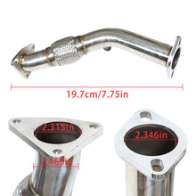 Load image into Gallery viewer, labwork 2.5&quot; Dual Downpipes Mid Pipe Exhaust For 350Z 370Z G35 G37 3.5L 3.7L V6