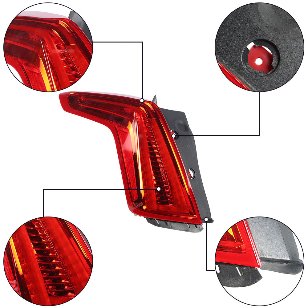 Labwork LED Tail Light Assembly Set For 2017-2021 Cadillac XT5 Driver Left Rear Side
