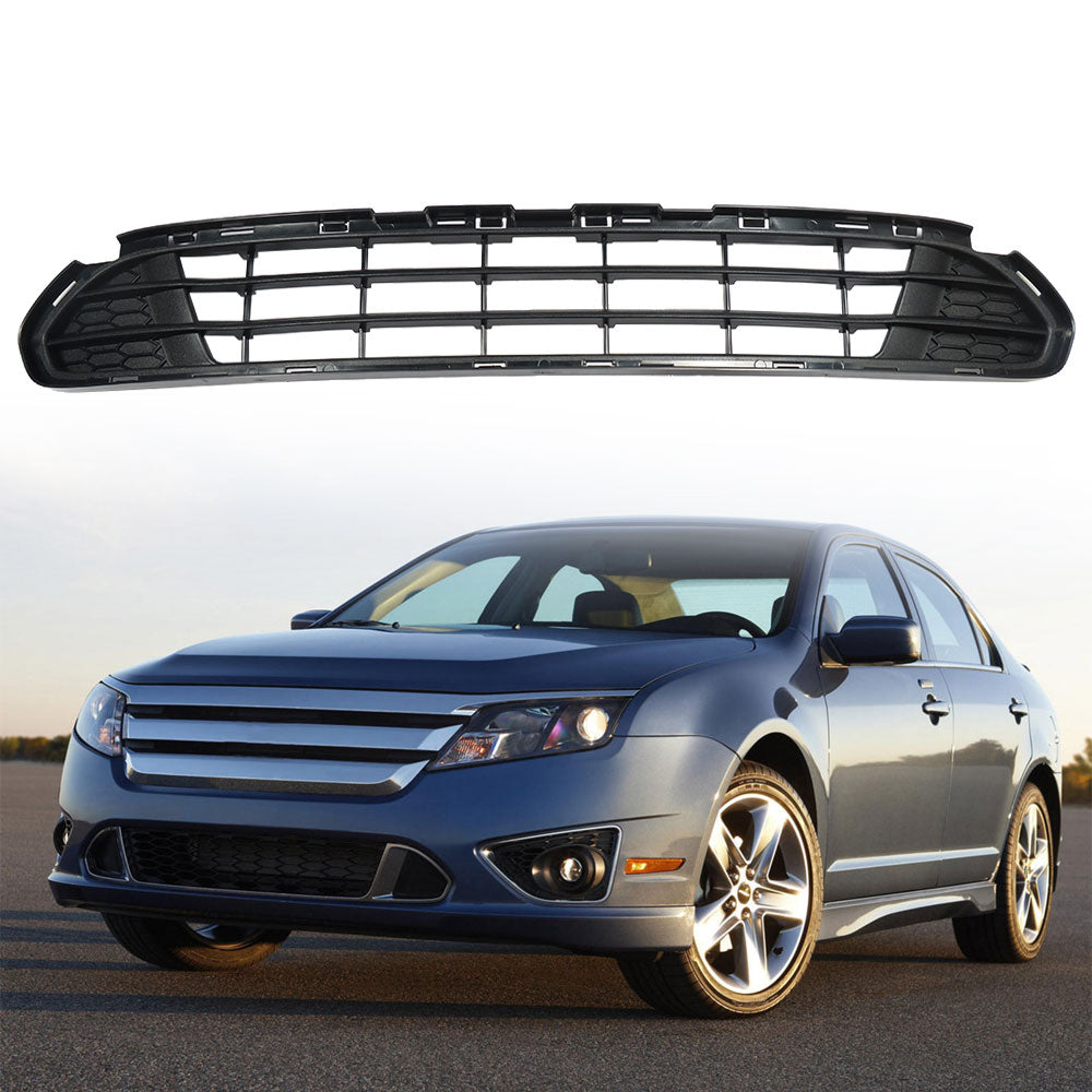 Front Bumper Lower Center Textured Plastic Grille Fit For 2010-2012 Ford Fusion