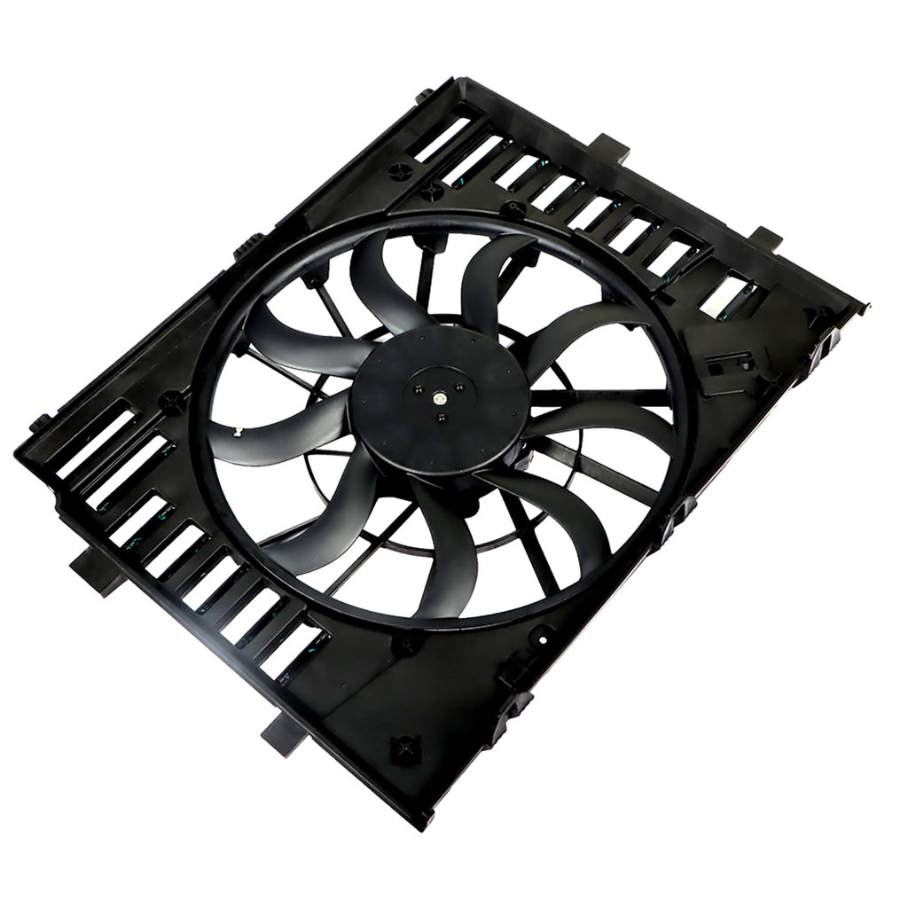 labwork Radiator Cooling Fan Assembly Replacement for 2011-2018 Porsche Cayenne 95810606120