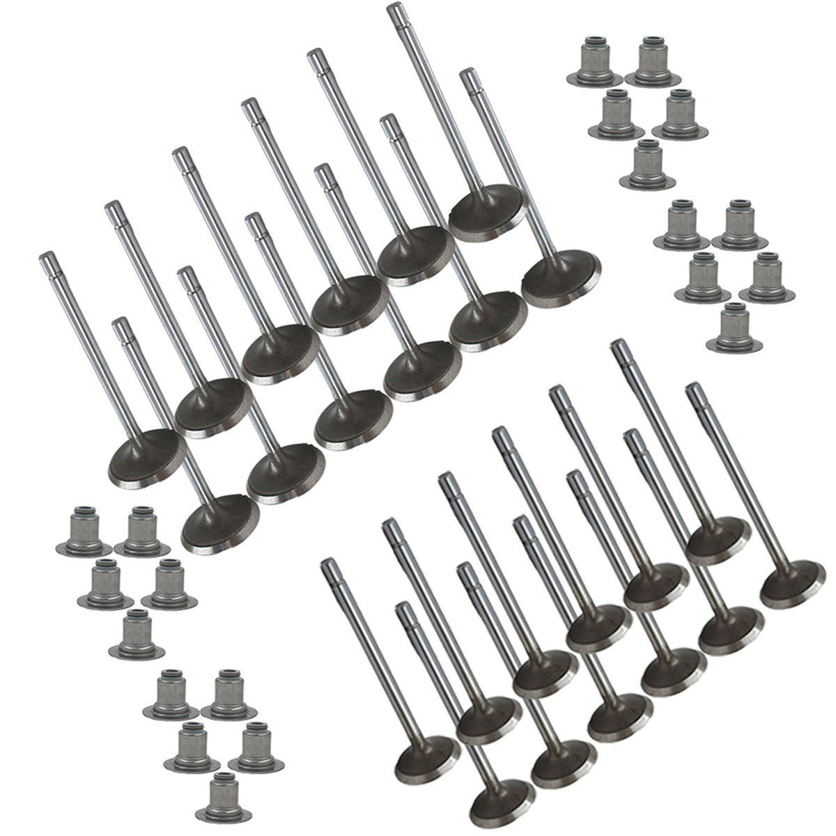 24PCS intake exhaust valve for buick allure enclave lacrosse 3.6l dohc 2004-2011 Lab Work Auto