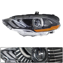 Load image into Gallery viewer, Left Headlight For 2018-2020 Ford Mustang Clear Lens Black Projector LED Type