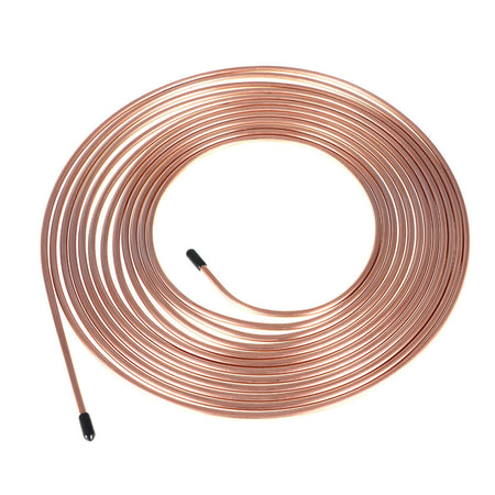 25 Ft. of 1/4 & 3/16 Copper coated Brake Line Tubing Kit With accessories Lab Work Auto