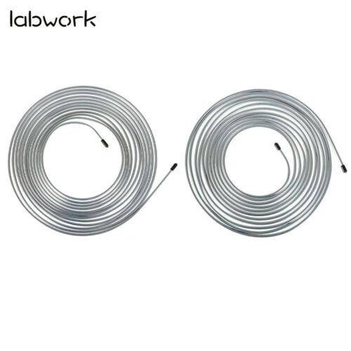 25 Ft. of 3/16 and 1/4 32 Fittings Zinc-Coated Brake Line Tubing Kit Lab Work Auto