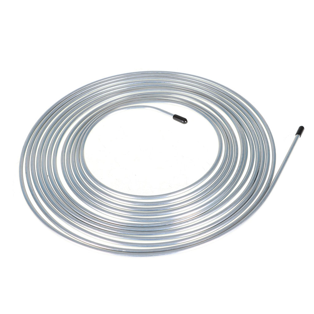 25 ft 3/16"  Zinc-Coated Brake Line Steel Tubing Kit Not include 16 Fittings Lab Work Auto 