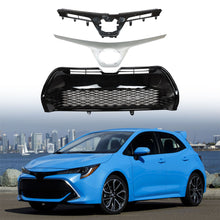 Load image into Gallery viewer, For 2017 2018 2019 Toyota Corolla SE XSE Front Bumper Upper+Lower Grille Black