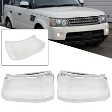 Load image into Gallery viewer, RH+LH Headlamp Lens Cover For Land Rover Range Rover Sport Transparent 2010-2013