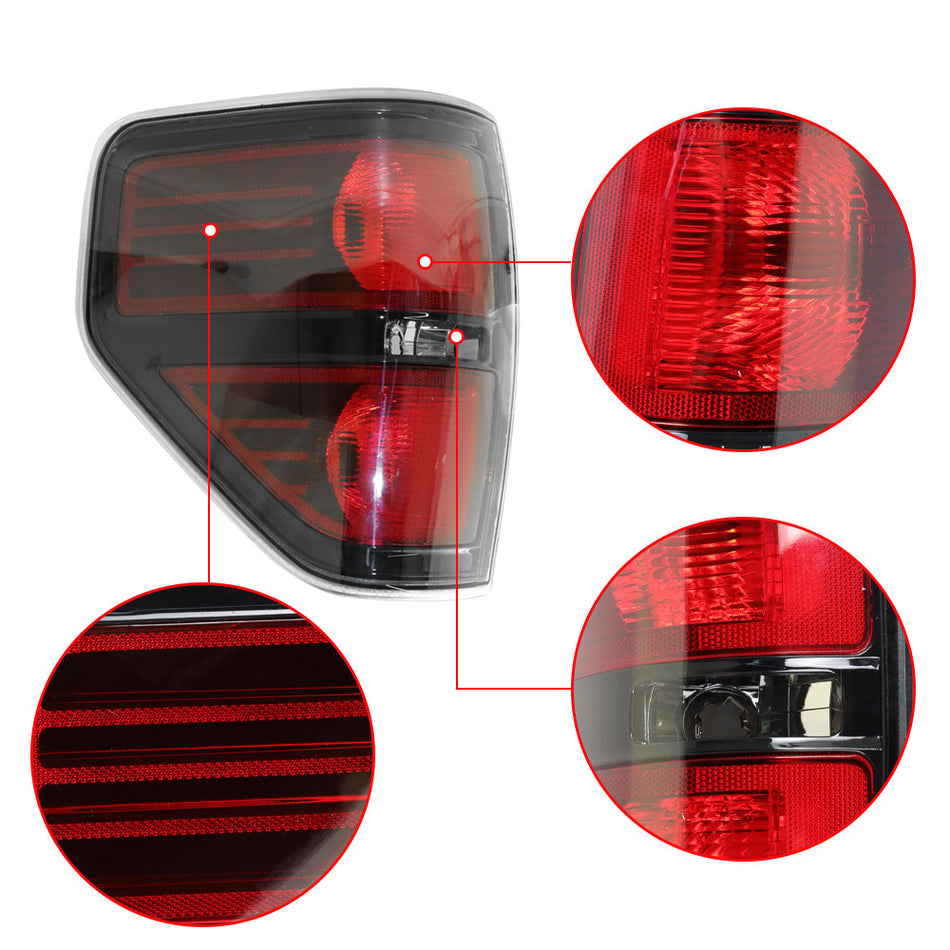 Labwork Rear Tail Light For 2009-2014 Ford F-150 Brake Lamp Left Driver Side