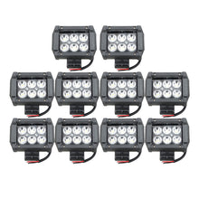 Load image into Gallery viewer, labwork 10x 4 Inch 18W LED Work Light Bars Off Road LED Fog Driving Work Spot Pods Lights 12V for SUV ATV UTV Truck Pickup Waterproof Flood Combo Beam